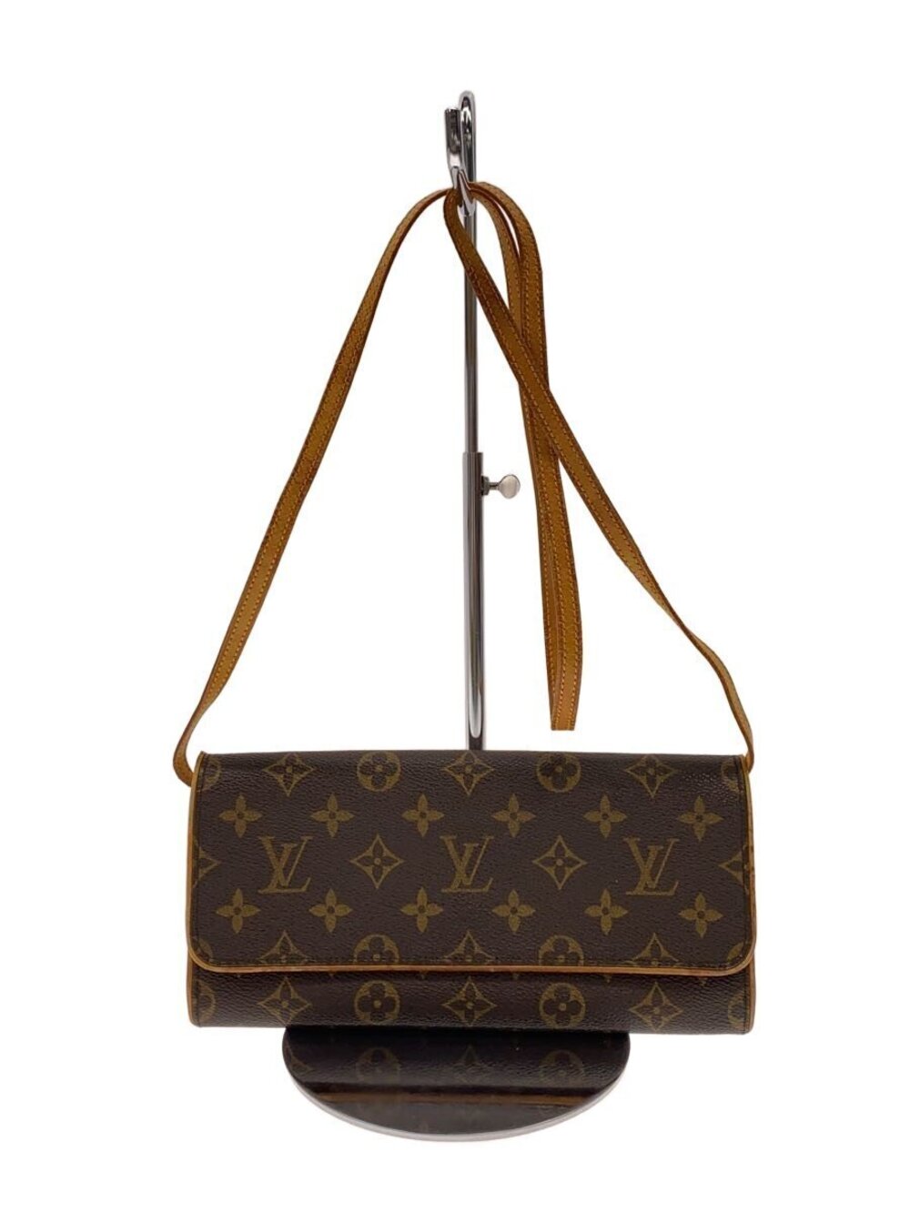 Louis Vuitton Pochette Twin Monogram Canvas Brown